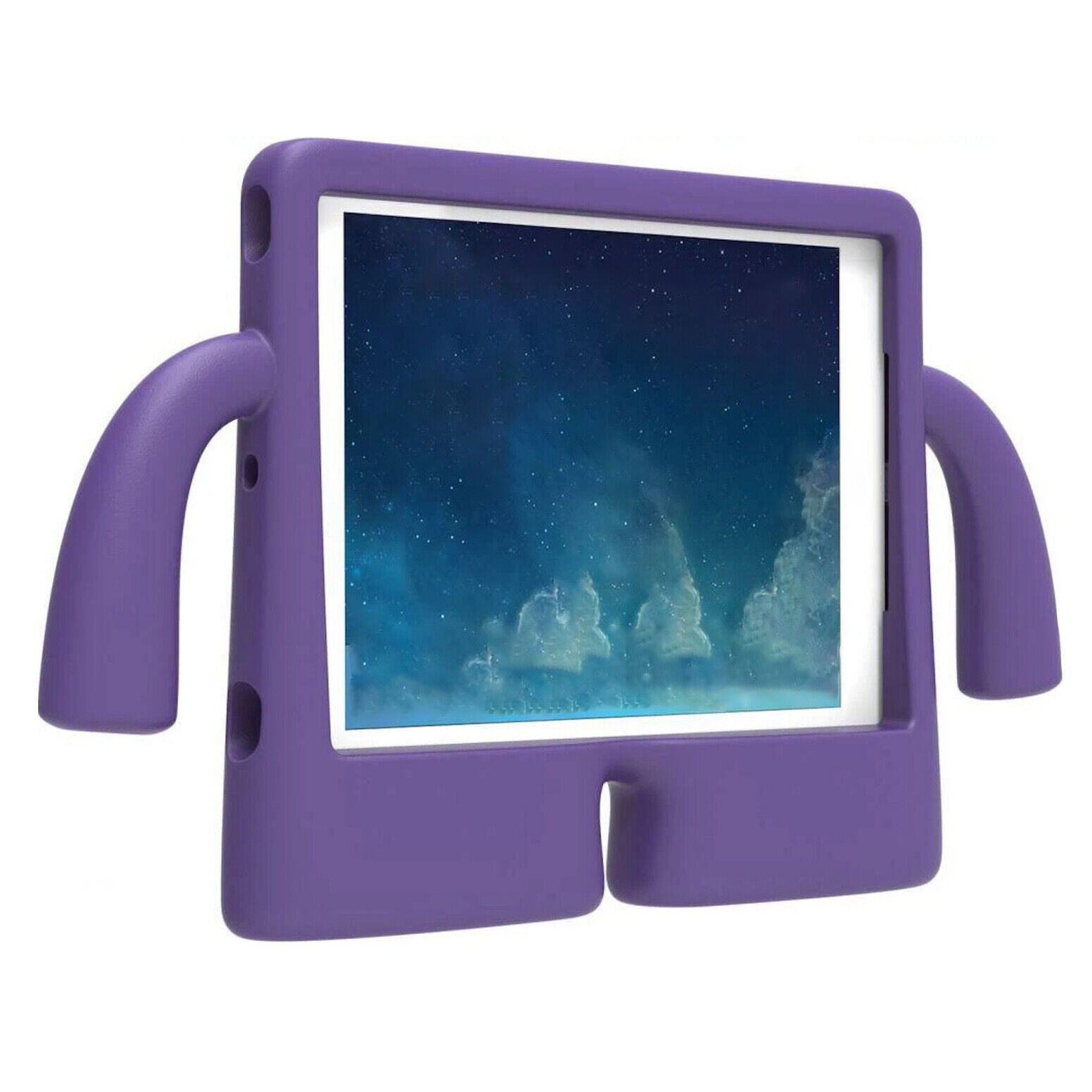 For Samsung Galaxy Tab S9 Kids Case Shockproof Cover With Carry Handle - Purple-www.firsthelptech.ie