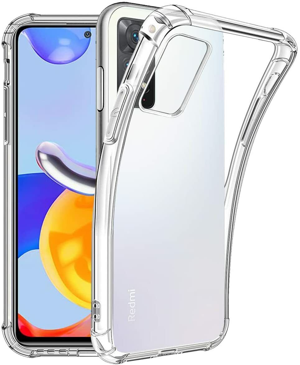 For Xiaomi Redmi Note 11 Pro Shockproof Transparent Gel Case-www.firsthelptech.ie