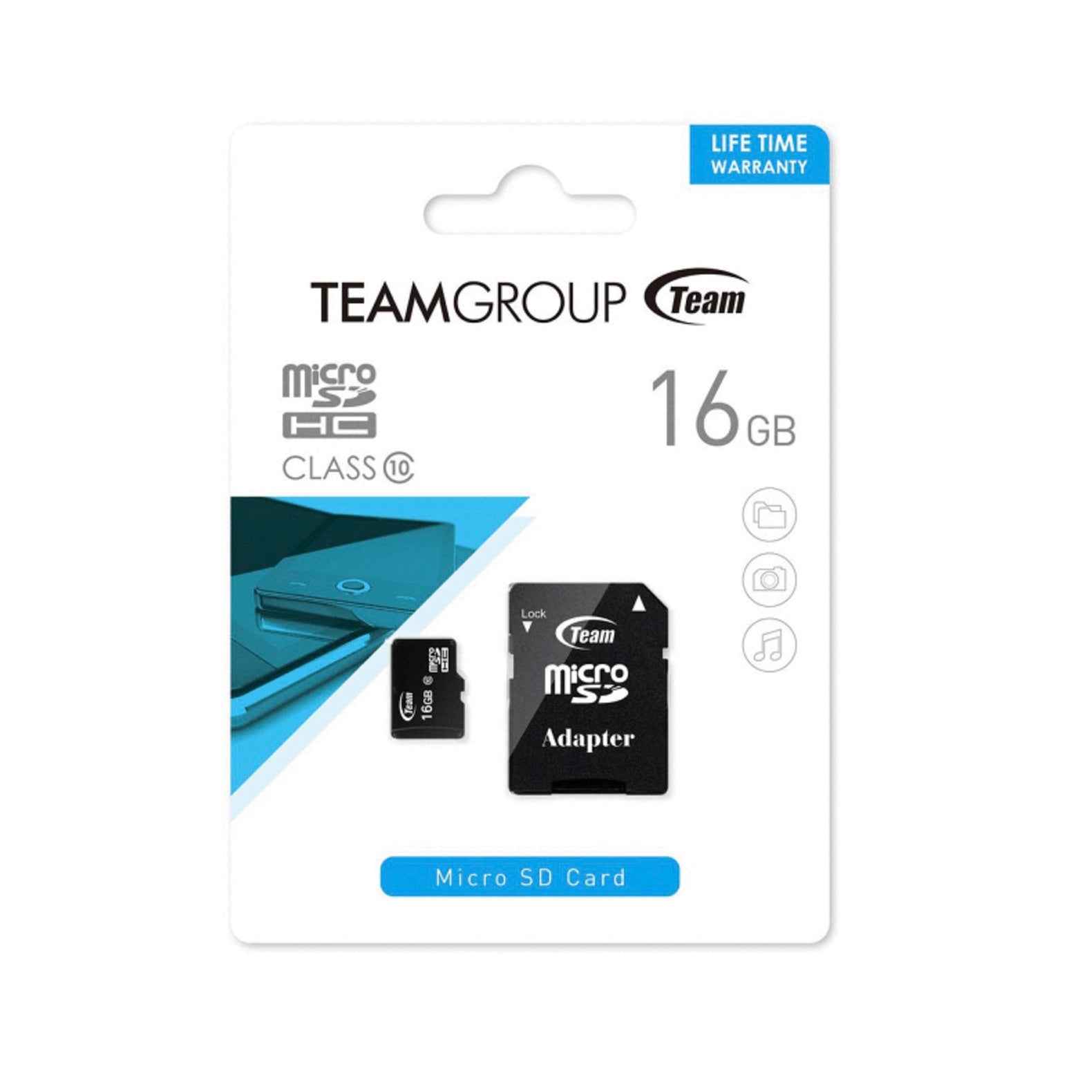 TeamGroup 16GB Class 10 Micro SD Memory Card With SD Adapter