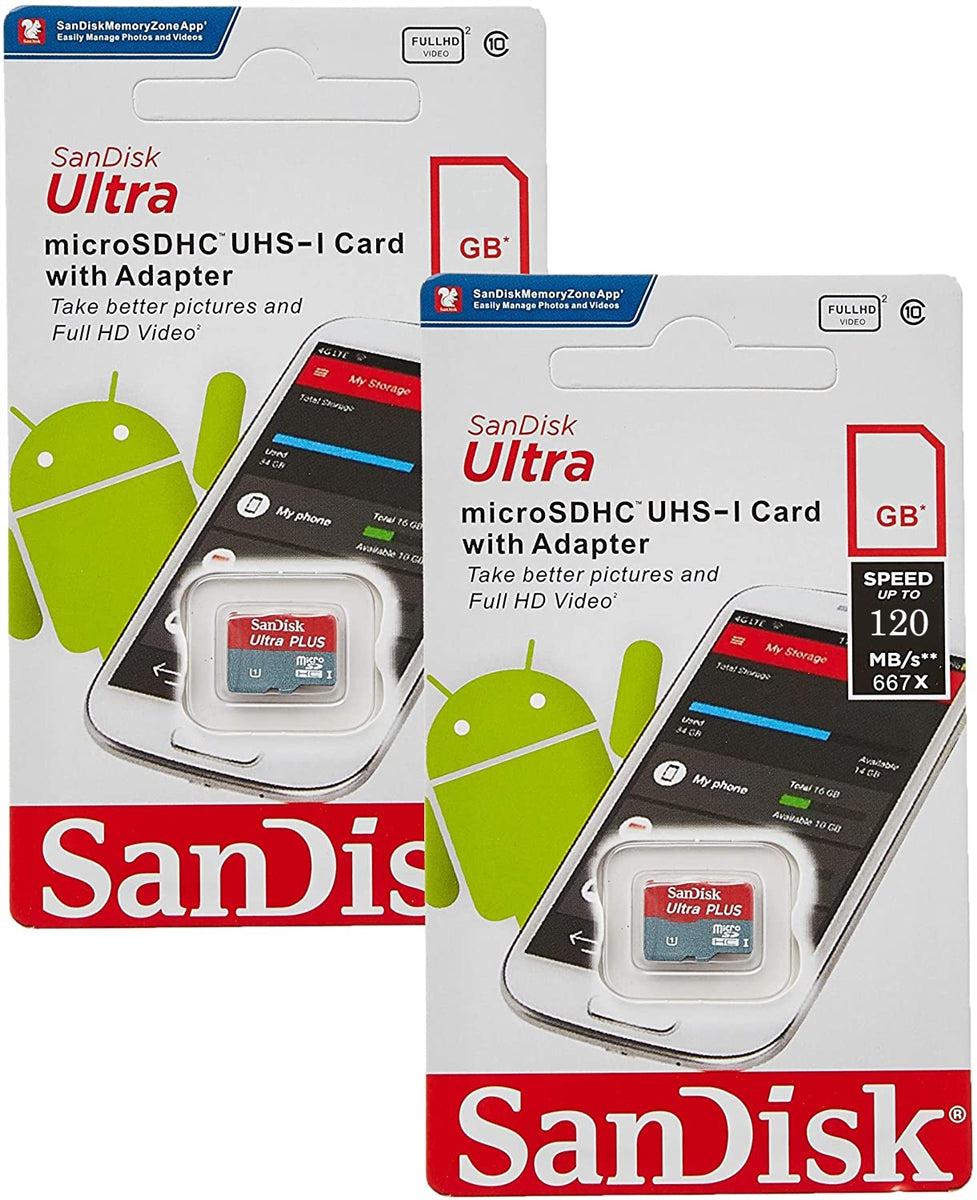 Sandisk Ultra (Micro SDXC) 120MB/S 32GB-www.firsthelptech.ie