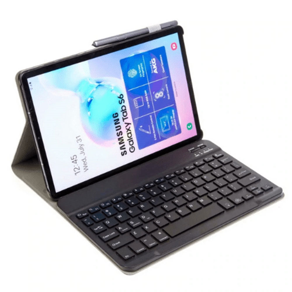 For Samsung Galaxy Tab A8 10.5 SM-X200 Bluetooth Wireless Keyboard Wallet Case Black-www.firsthelptech.ie