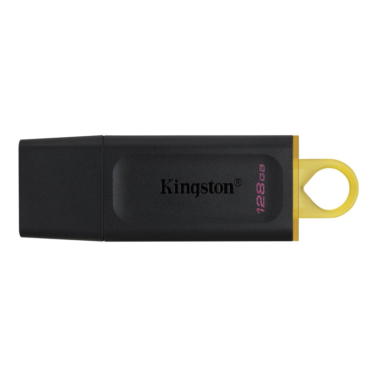 Kingston (USB) 3.2 Gen 1 Flash Drive 128GB Black & Yellow-Memory Cards & SSD-First Help Tech