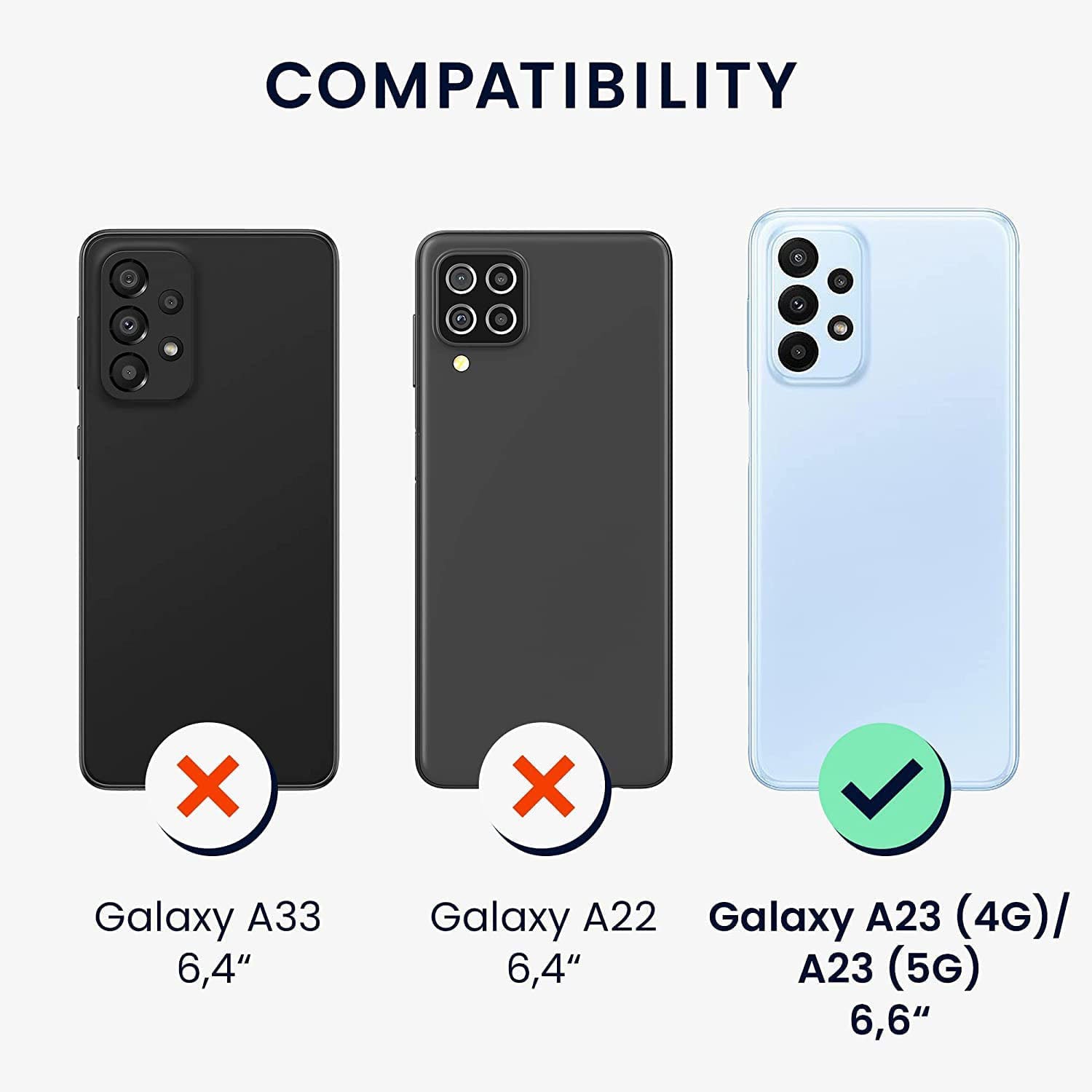 For Samsung Galaxy A23 5G / 4G Tempered Glass / Screen Protector-www.firsthelptech.ie
