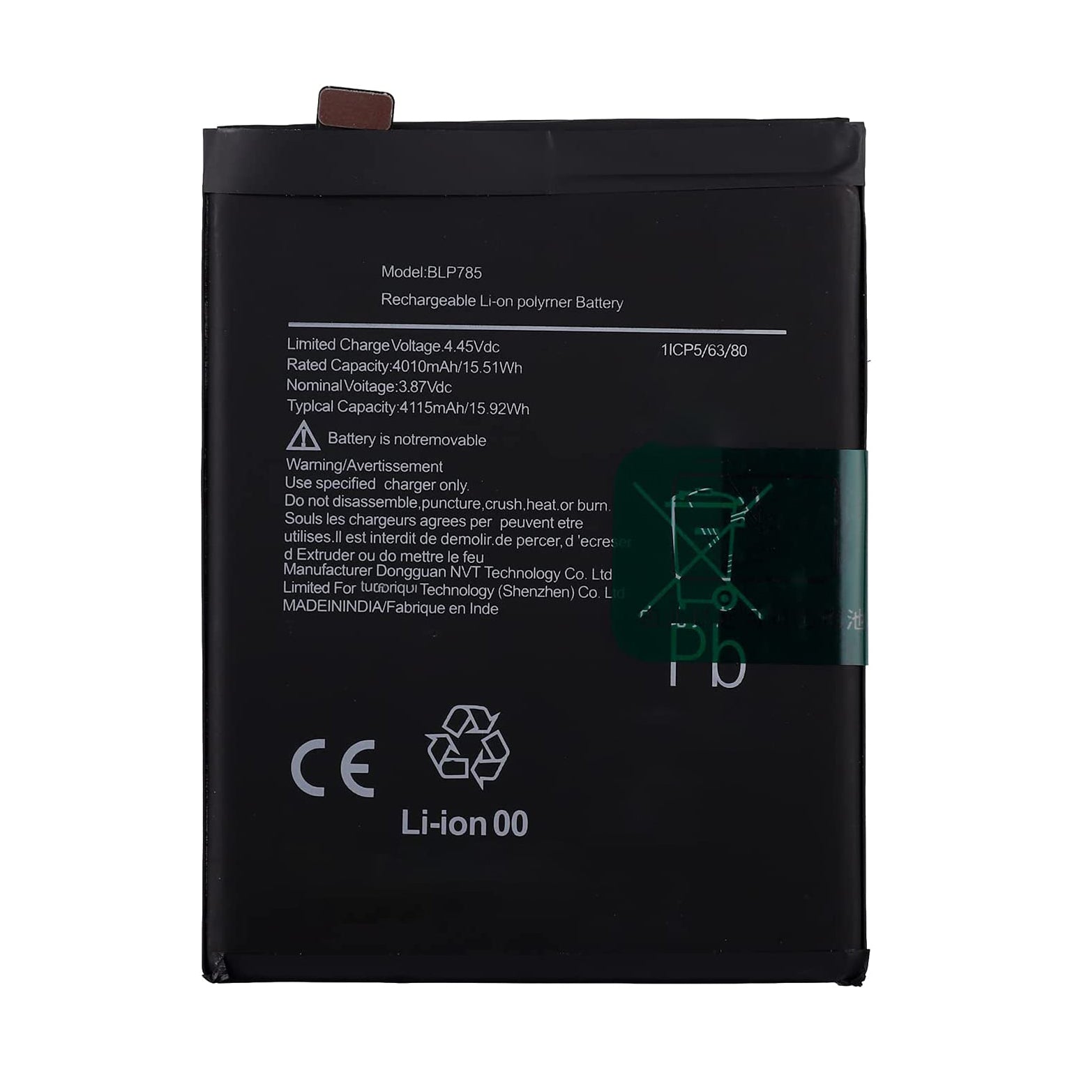 Replacement Battery For OnePlus Nord - BLP785-www.firsthelptech.ie