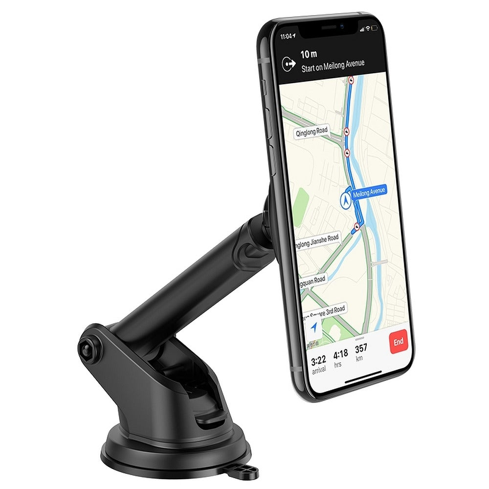 Hoco CA67 Sagittarius Series Stretch Magnetic Car Holder Black-www.firsthelptech.ie