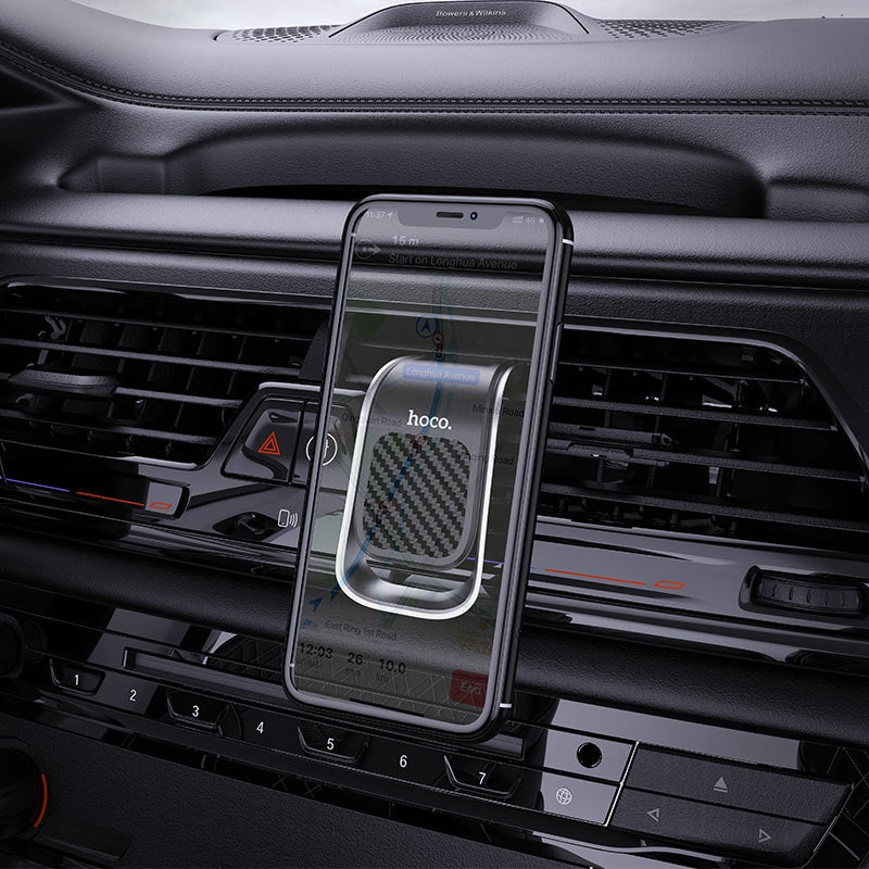 Hoco CA74 Universe Air Vent Mount Magnetic Car Holder Black & Silver-www.firsthelptech.ie