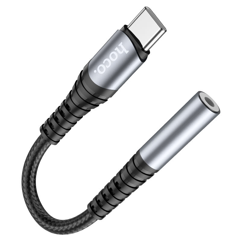 Hoco LS33 Type-C Digital 3.5mm Audio Converter Metal Gray-www.firsthelptech.ie