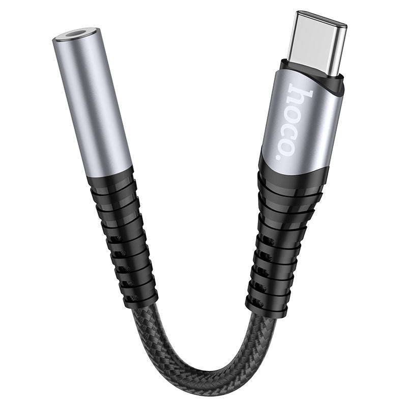 Hoco LS33 Type-C Digital 3.5mm Audio Converter Metal Gray-www.firsthelptech.ie