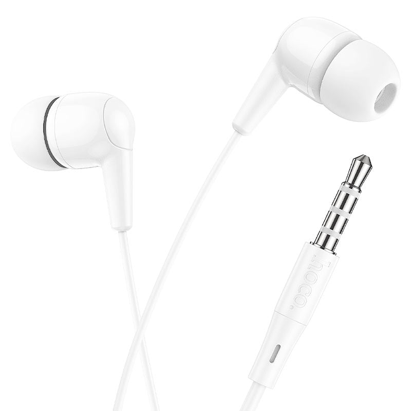 Hoco M97 Stereo Bass Universal Premium Headphones White-www.firsthelptech.ie