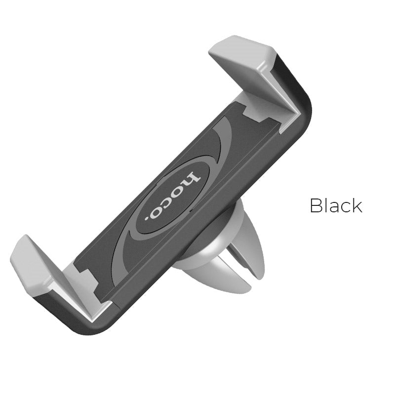 Hoco CPH01 Air-Vent Car Phone Holder Black & Grey-www.firsthelptech.ie
