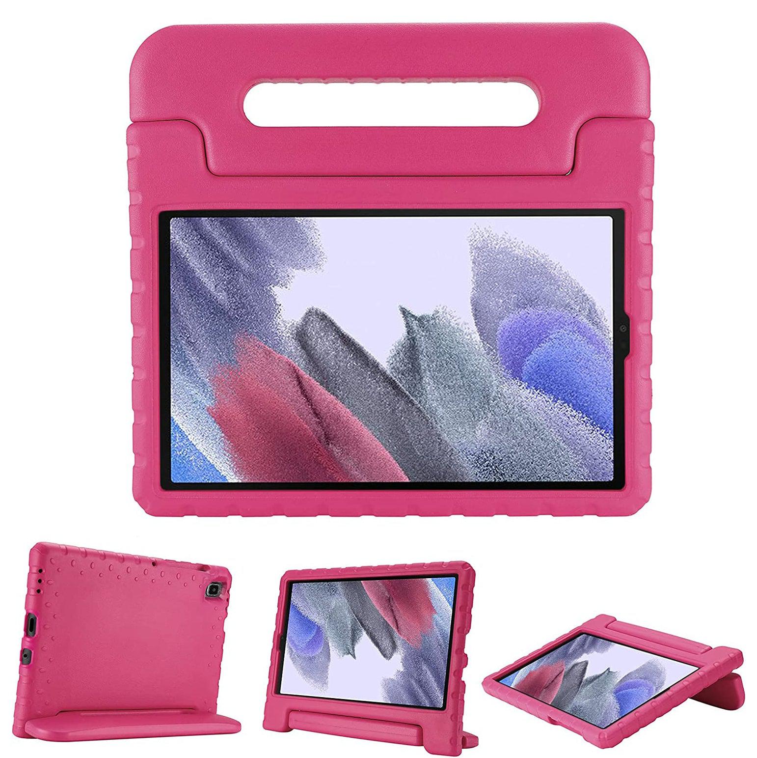 For Samsung Galaxy Tab A7 Lite Kids Case Shockproof Cover With Stand - Pink-www.firsthelptech.ie