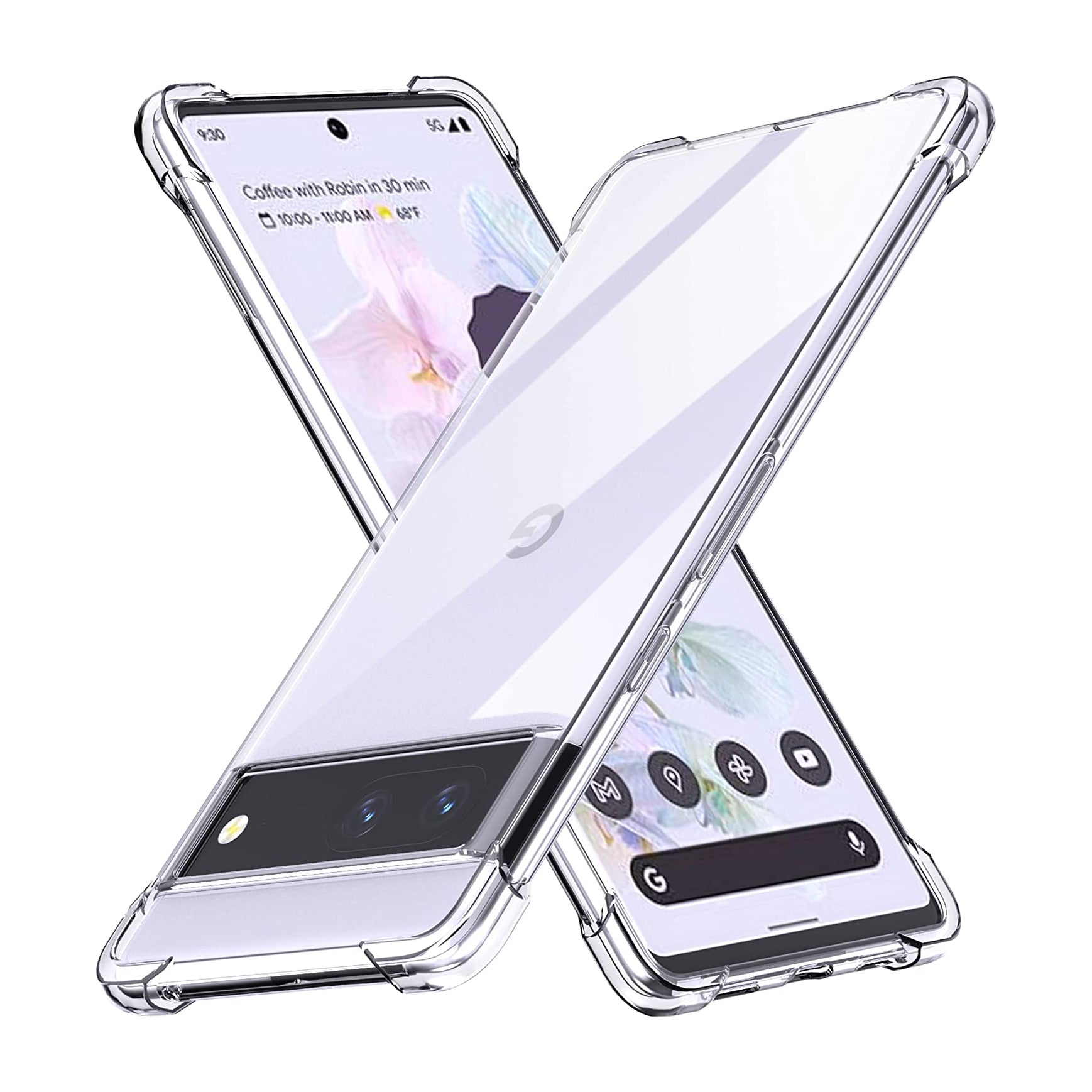 Clear Soft TPU Cover For Google Pixel 7 ShockProof Bumper Case