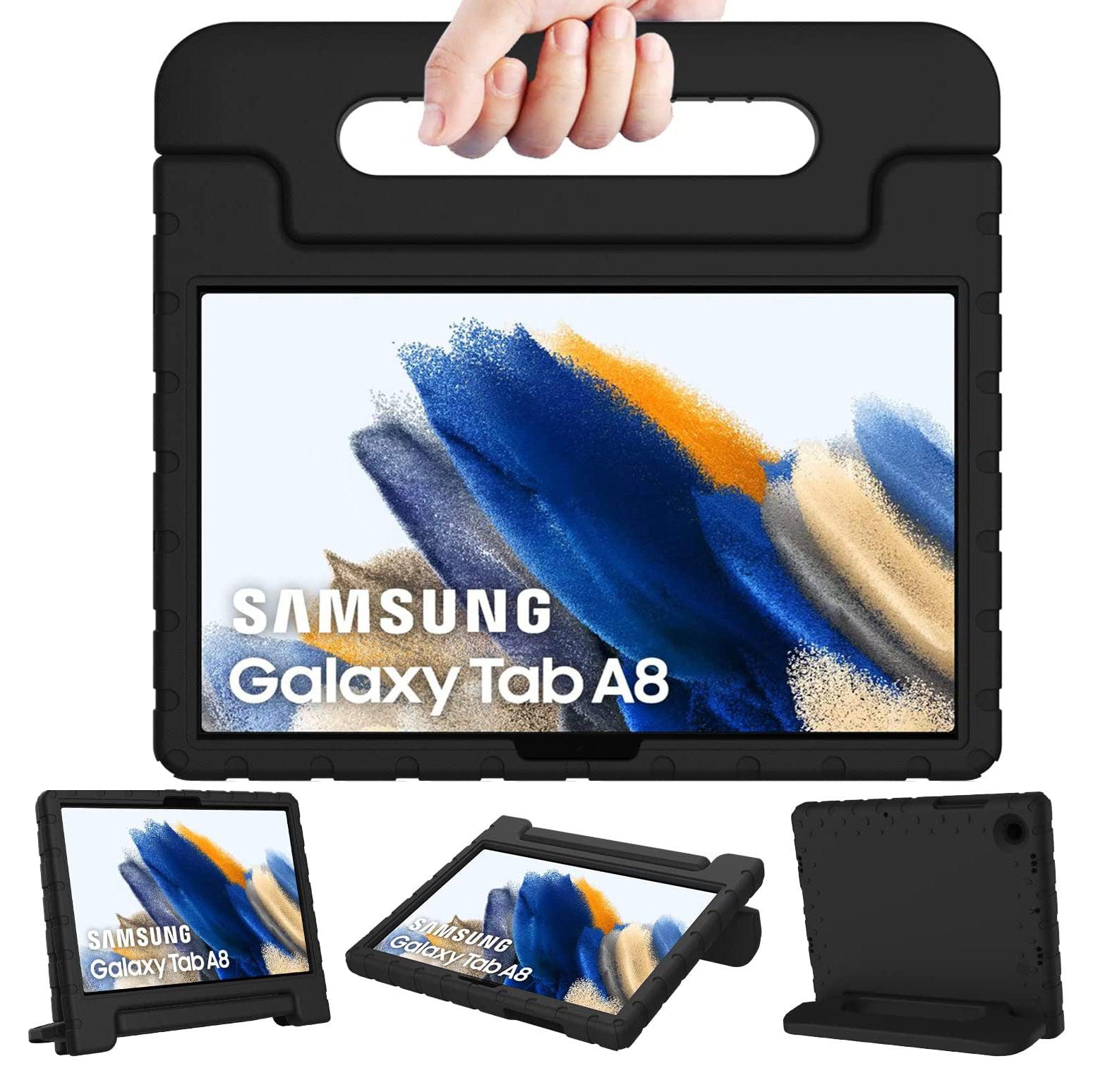 For Samsung Galaxy Tab A8 10.5 2021 Kids Case Shockproof Cover With Stand - Black-Samsung Tablet Cases & Covers-First Help Tech