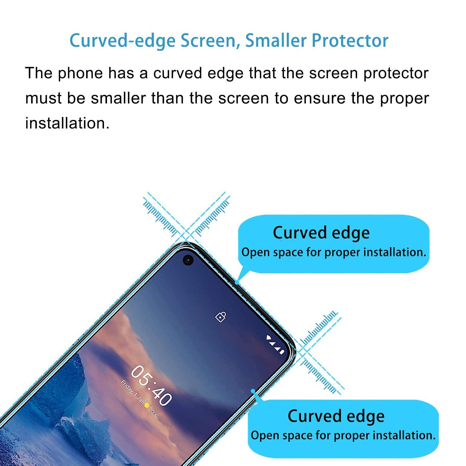 Screen Protector For Nokia 5.4 Tempered Glass-Tempered Glass-First Help Tech