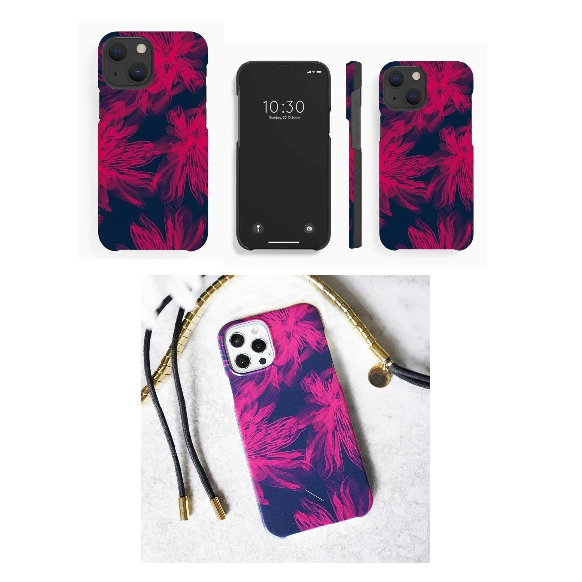 For Apple iPhone 13 Pro Max Plant Based 3D Flower Case-www.firsthelptech.ie