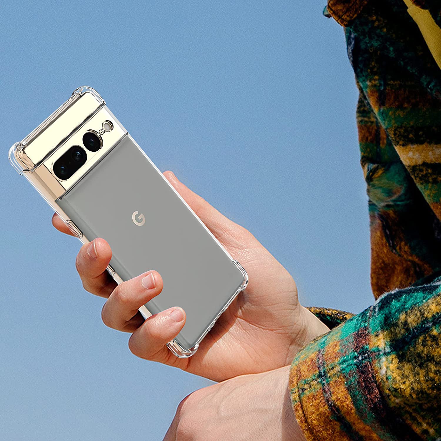 Clear Soft TPU Cover For Google Pixel 7 Pro ShockProof Bumper Case-www.firsthelptech.ie