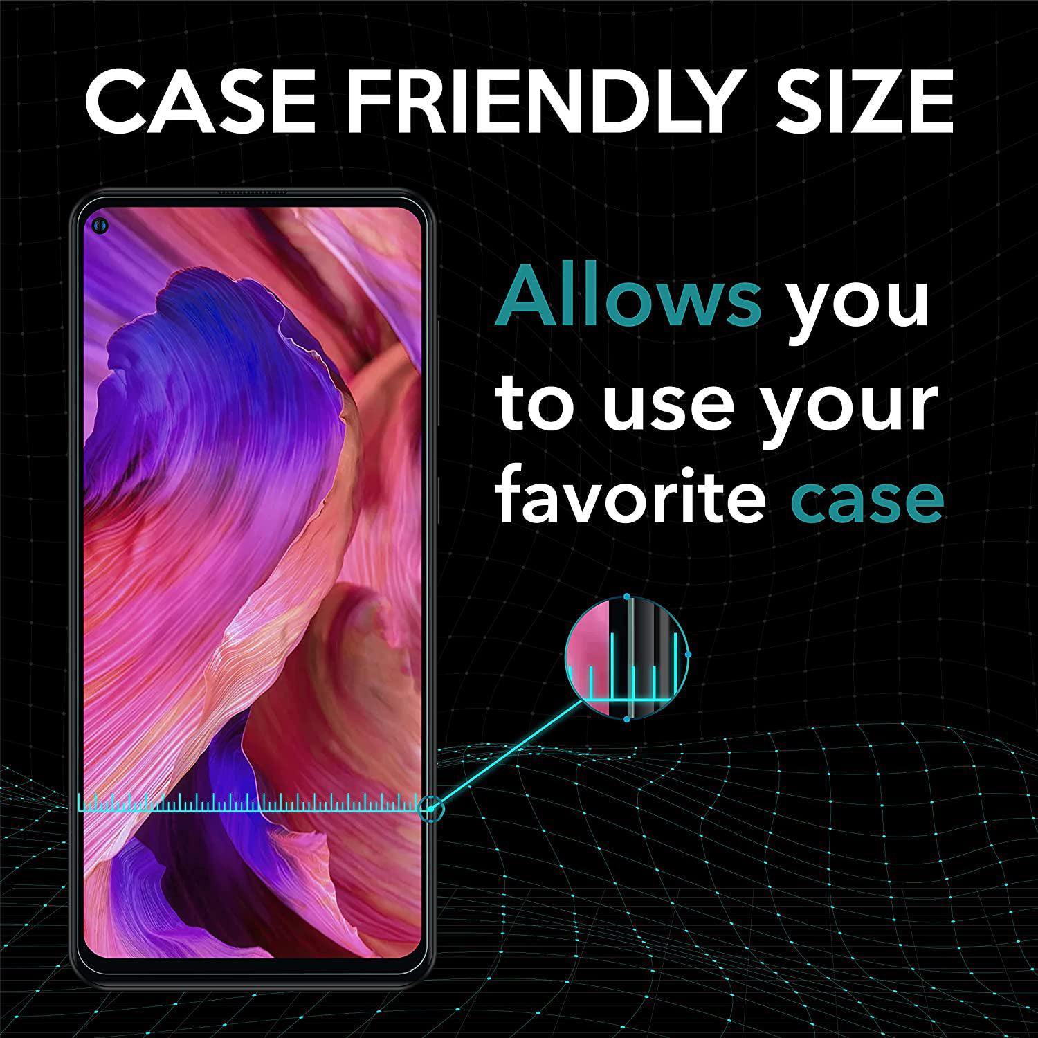 Screen Protector For Oppo A54 5G Tempered Glass-www.firsthelptech.ie