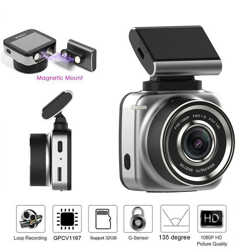 Anytek Q2N FHD 1080P Touch G-Sensor Auto Loop Recording Car DVR Dash Cam-www.firsthelptech.ie