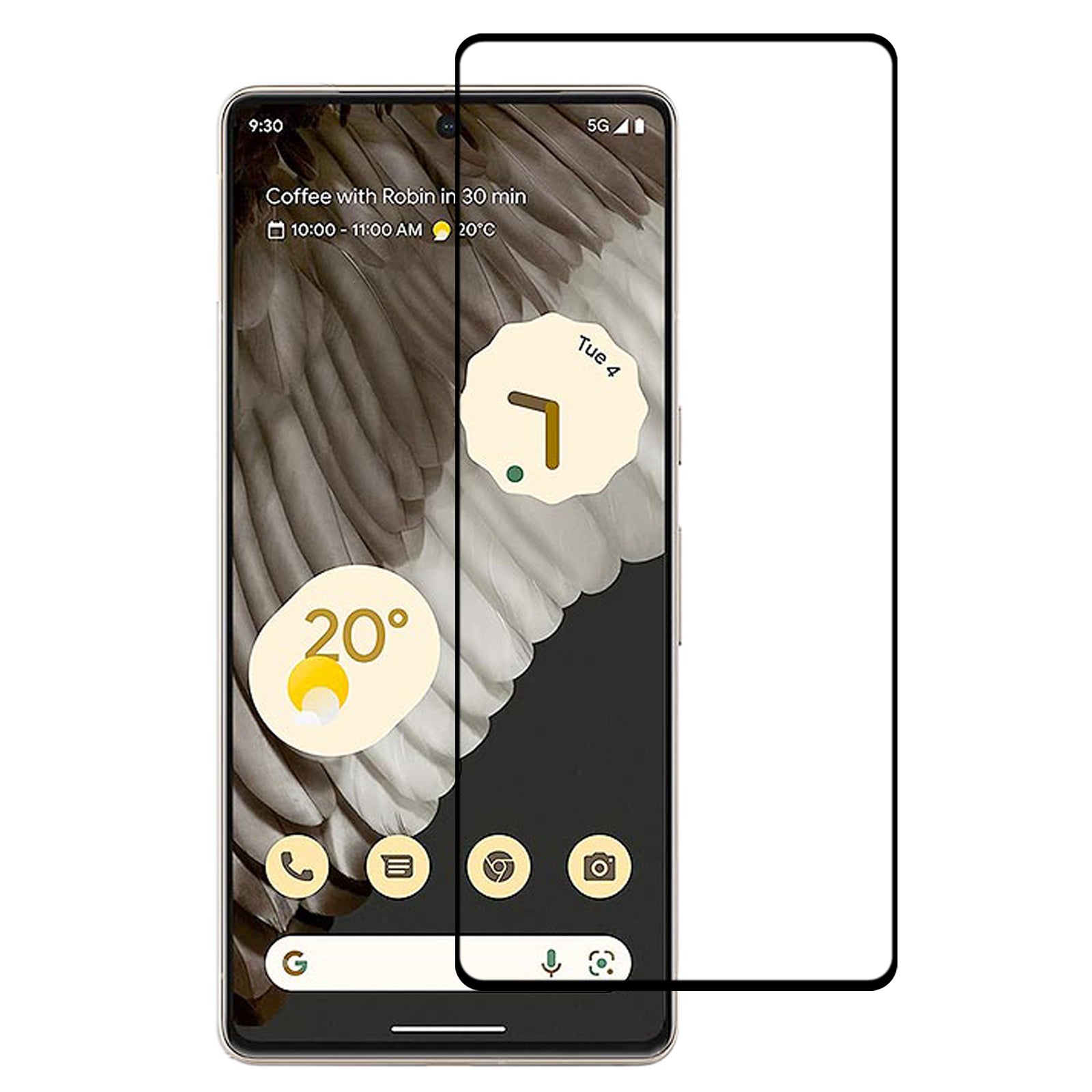For Google Pixel 7 Pro Full Coverage 9D Tempered Glass-www.firsthelptech.ie