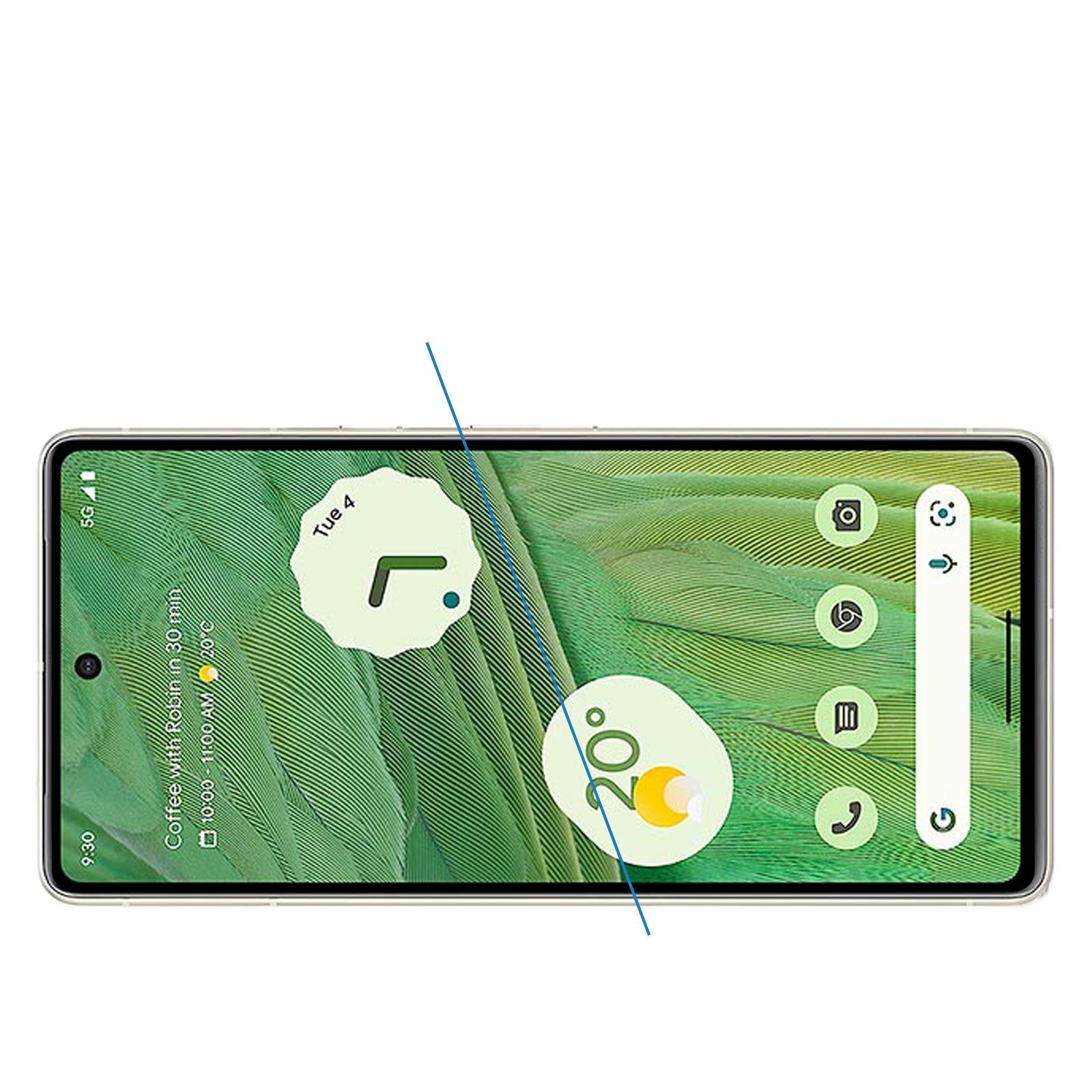 For Google Pixel 7 Full Coverage 9D Tempered Glass-www.firsthelptech.ie