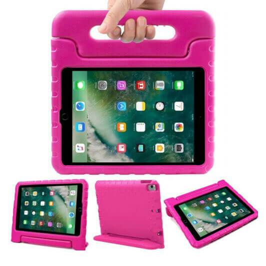 For Apple iPad 10.2" 2021 (9th Gen) Kids Case Shockproof Cover With Stand Pink-Cases & Covers-First Help Tech