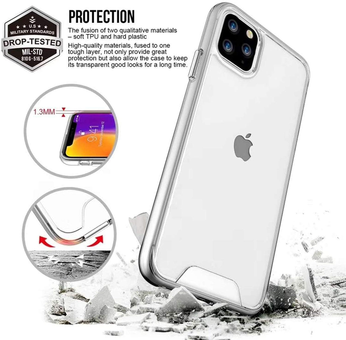 For Samsung Galaxy A12 Space Collection Ultra Shockproof Transparent Gel Case-www.firsthelptech.ie