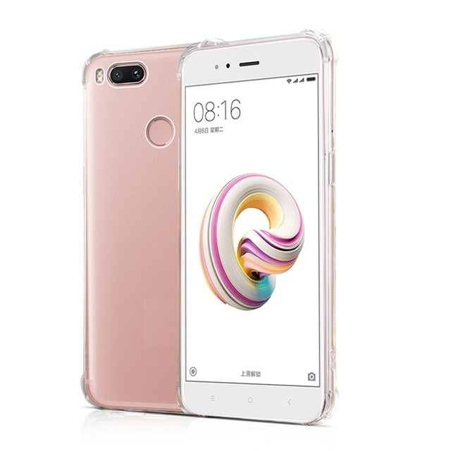 For Huawei Y6 2018 Shockproof Transparent Gel Case-www.firsthelptech.ie