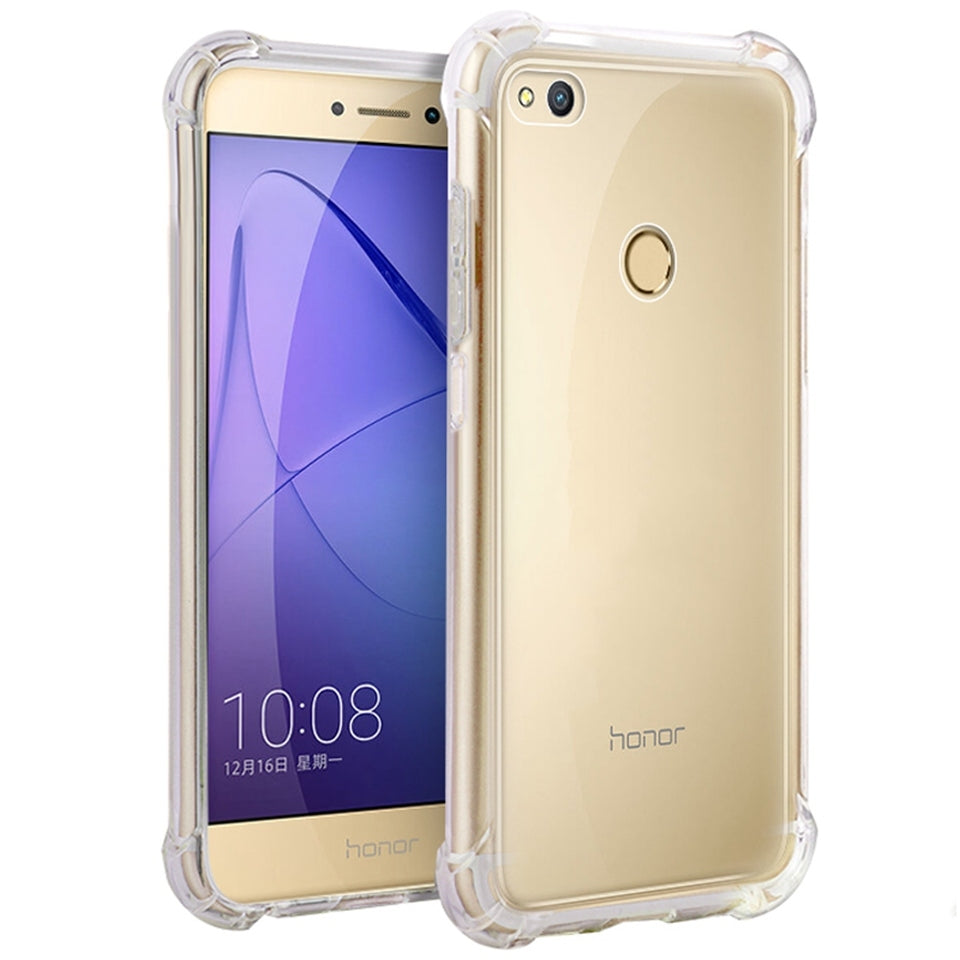 For Huawei Y7 Shockproof Transparent Gel Case-www.firsthelptech.ie