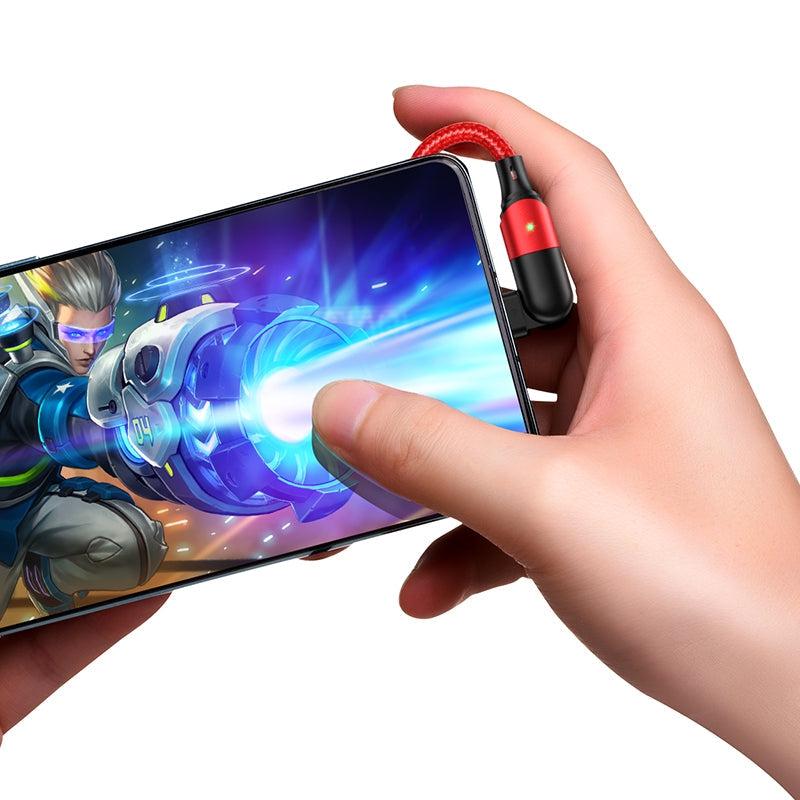 Hoco U100 Orbit PD 20W Type-C to Lightning Fast Charging Data Cable Red-www.firsthelptech.ie