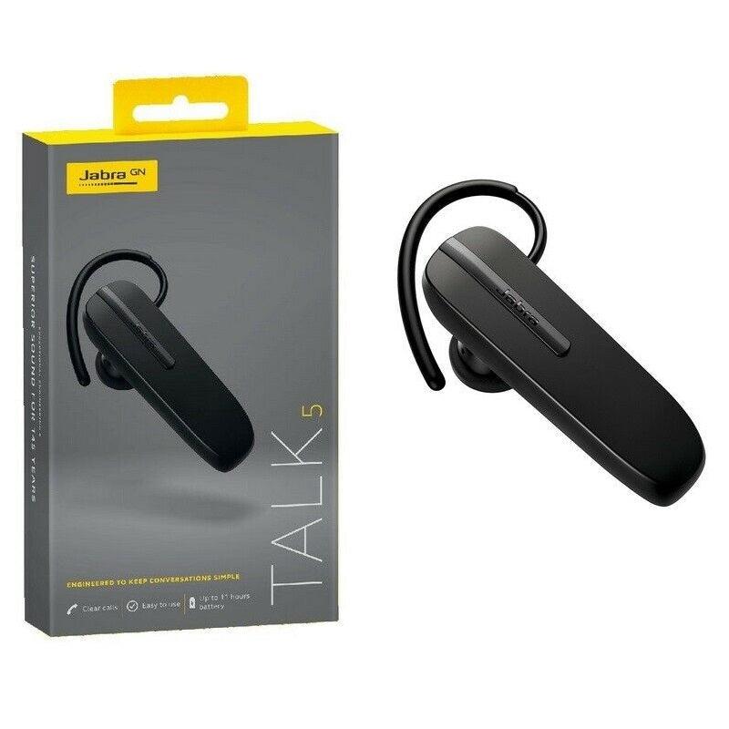 Conflict Overtreding Conclusie Jabra (Talk 5) Clear Audio 11 Hours Battery Bluetooth Earphone (Black)