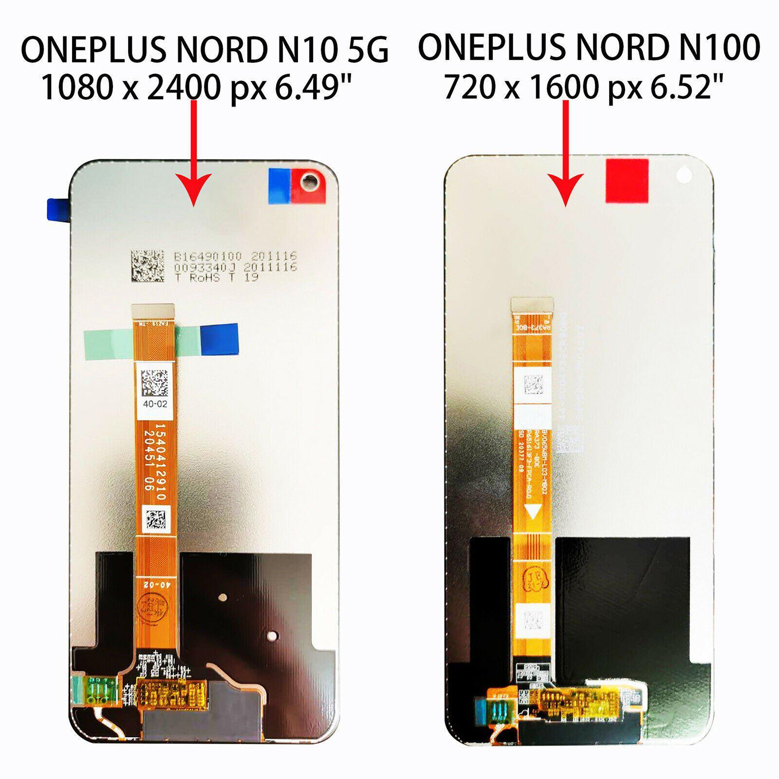 Replacement LCD For OnePlus Nord N100 Display Touch Screen Assembly - Black-Mobile Phone Parts-First Help Tech