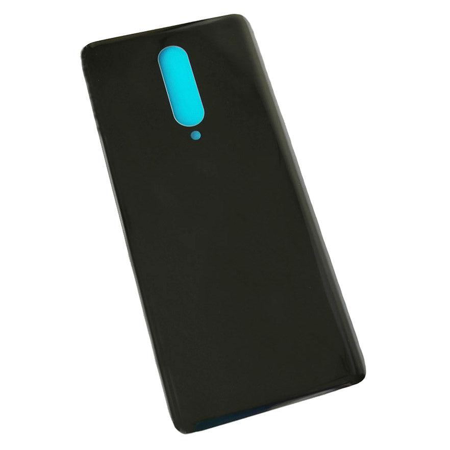 Replacement Rear Glass For OnePlus 8 Battery Cover With Adhesive - Black-www.firsthelptech.ie