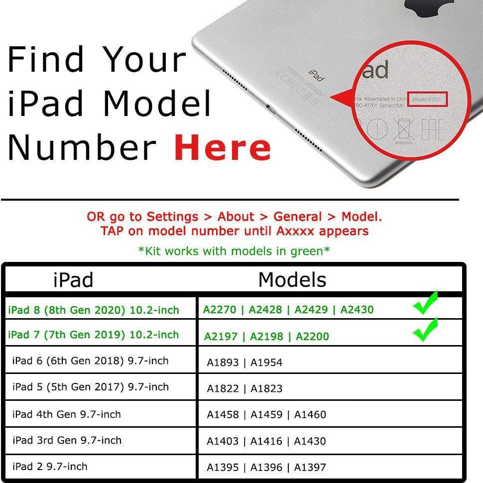 Replacement Touch Screen Digitizer For Apple iPad 10.2" 8th Gen 2020 - Black-First Help Tech