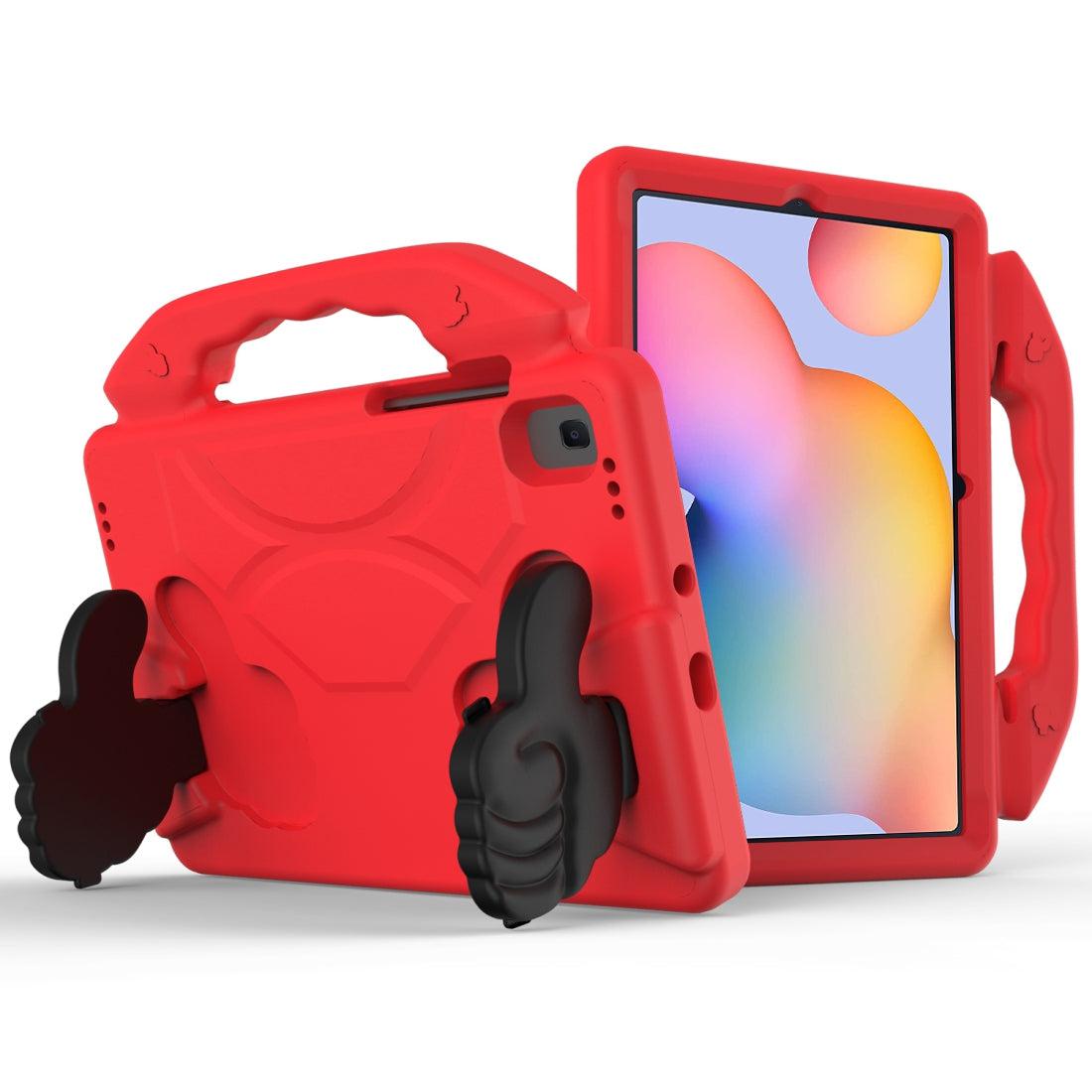 For Samsung Galaxy Tab A7 10.4 2020 Kids Friendly Case Shockproof Cover With Thumbs Up - Red-www.firsthelptech.ie