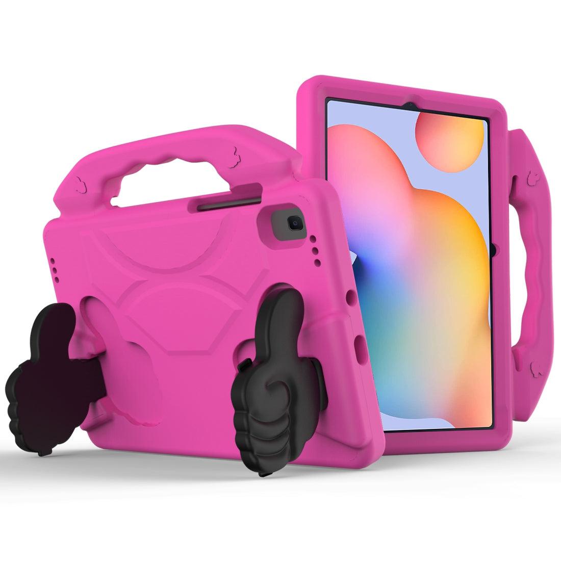 For Samsung Galaxy Tab A7 10.4 2020 Kids Friendly Case Shockproof Cover With Thumbs Up - Pink-www.firsthelptech.ie