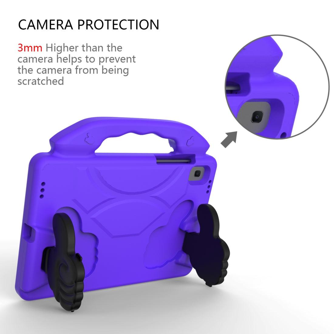 For Samsung Galaxy Tab A7 10.4 2020 Kids Friendly Case Shockproof Cover With Thumbs Up - Purple-www.firsthelptech.ie