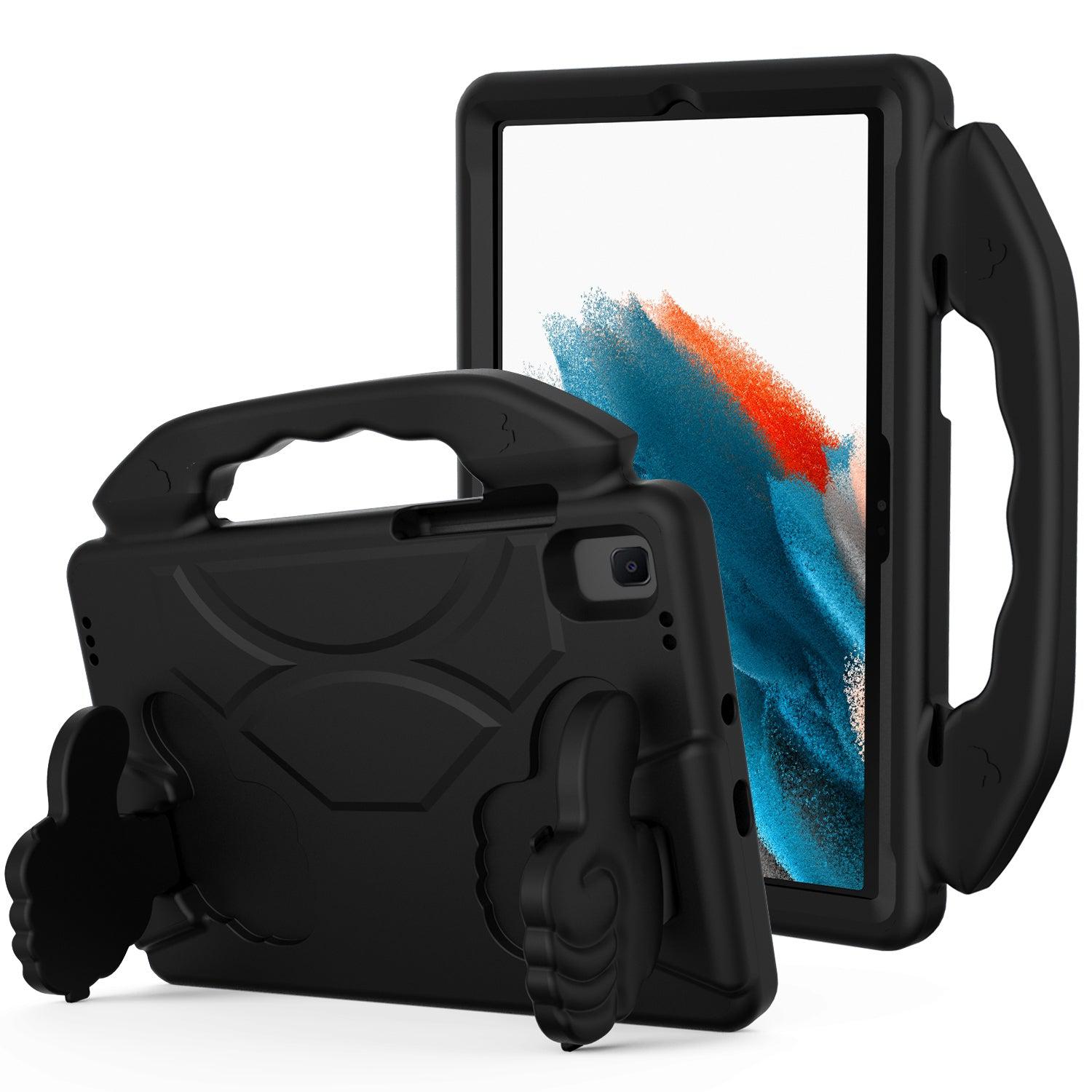 For Samsung Galaxy Tab A8 10.5 2021 Kids Friendly Case Shockproof Cover With Thumbs Up - Black-www.firsthelptech.ie