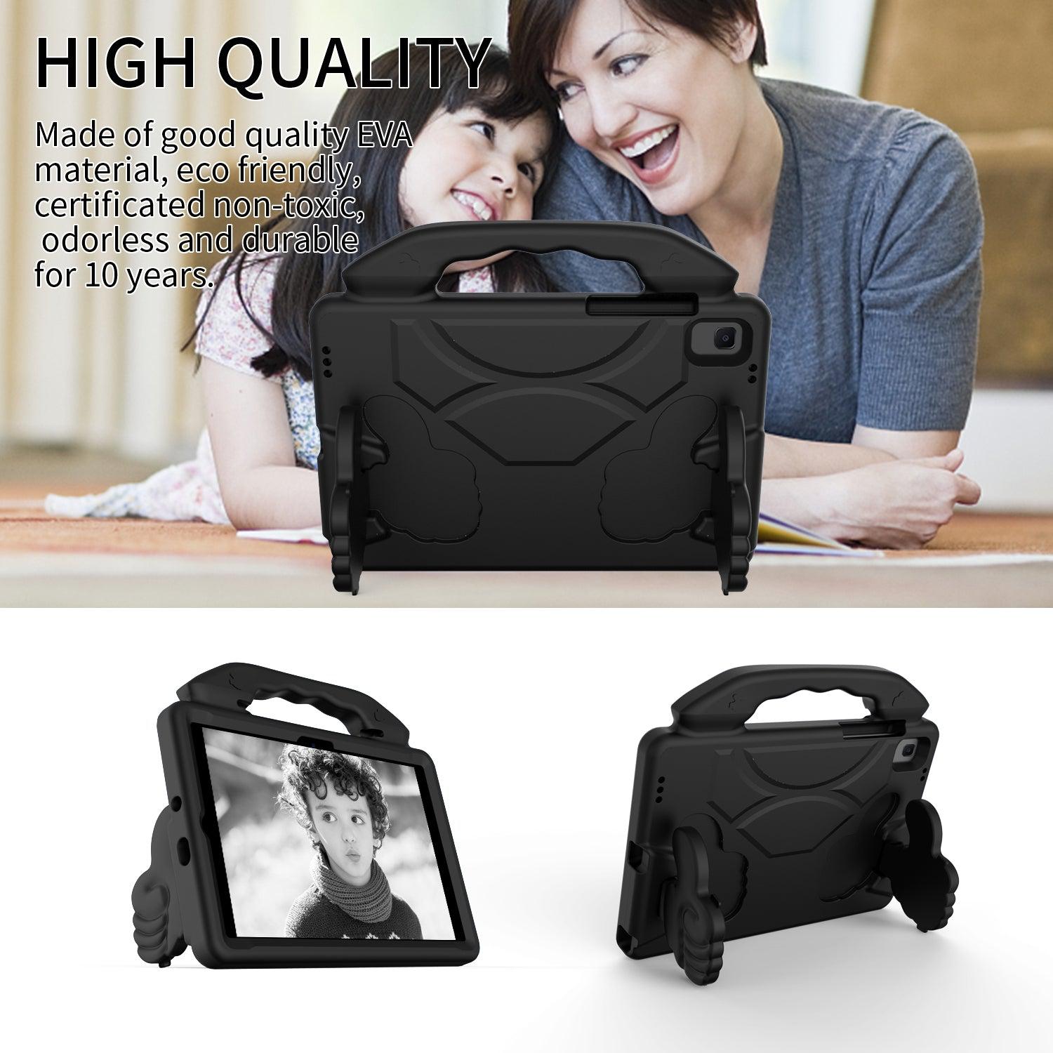 For Samsung Galaxy Tab A8 10.5 2021 Kids Friendly Case Shockproof Cover With Thumbs Up - Black-www.firsthelptech.ie