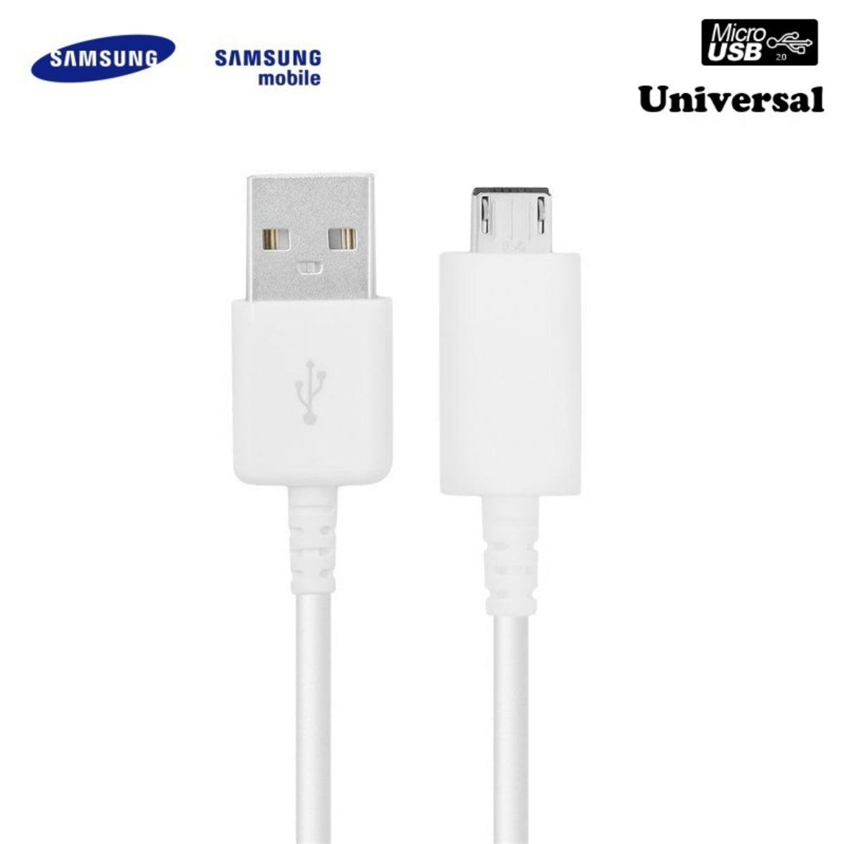 Samsung Fast Charging 3.0 Micro USB Cable White (EP-DG925UWZ)-www.firsthelptech.ie