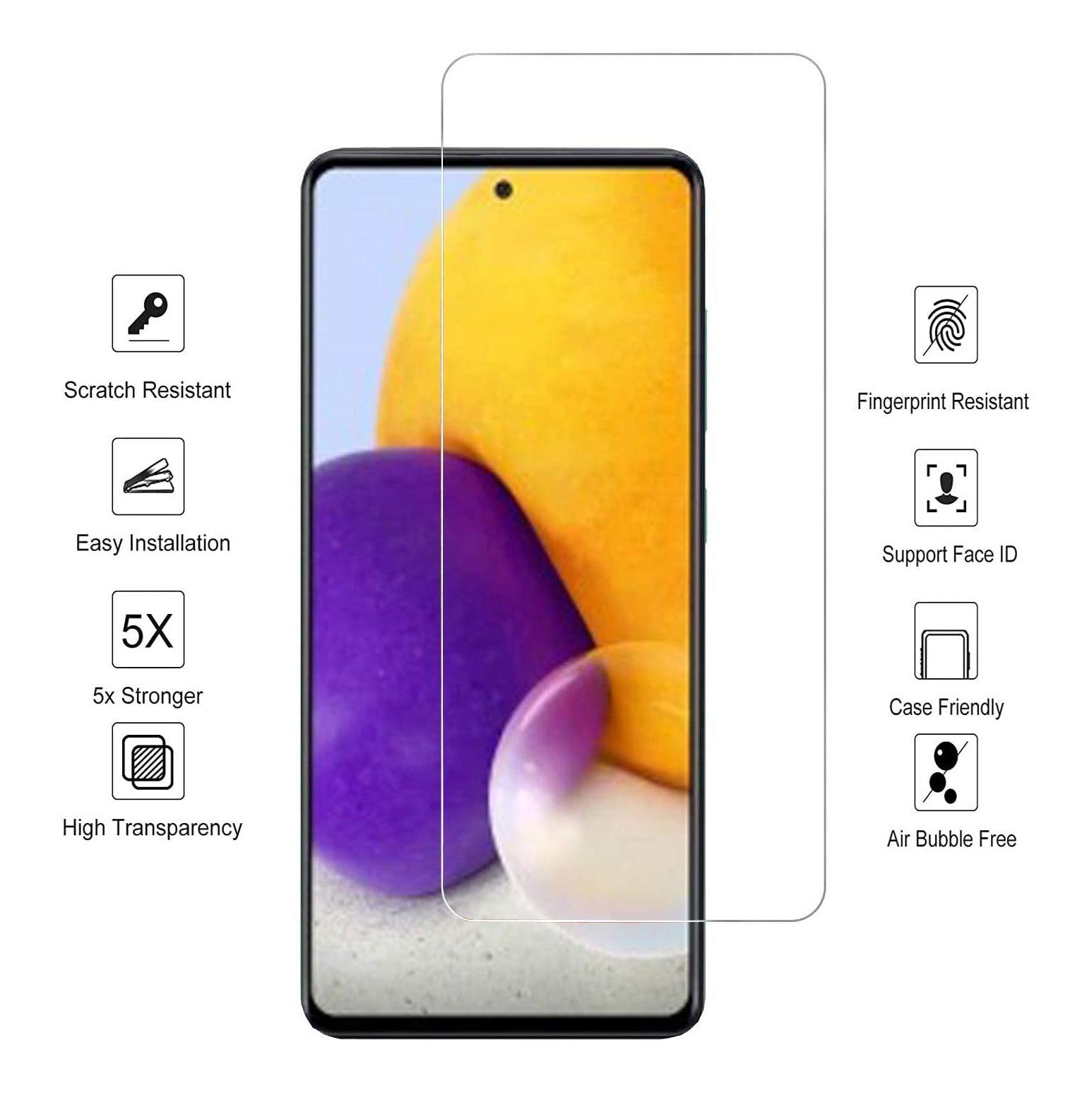 Screen Protector For Samsung Galaxy A72 Tempered Glass-Tempered Glass-First Help Tech