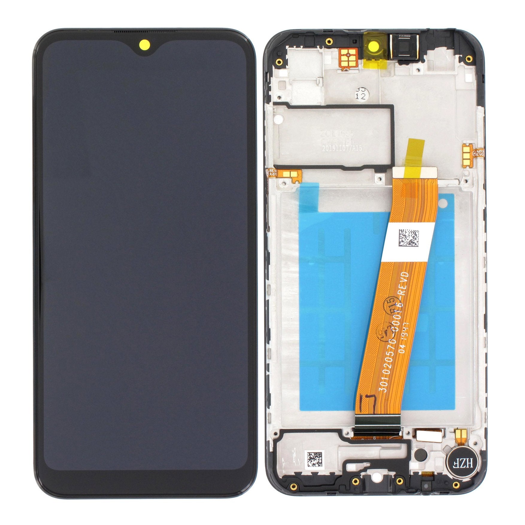 Screen Service Pack For Samsung Galaxy A01 LCD Assembly With Frame - Black