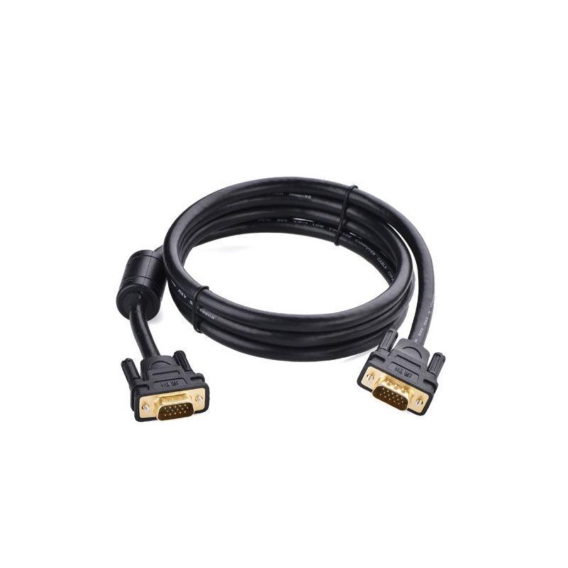UGREEN 11630 VGA Male to Male Cable (1.5m) Black-www.firsthelptech.ie