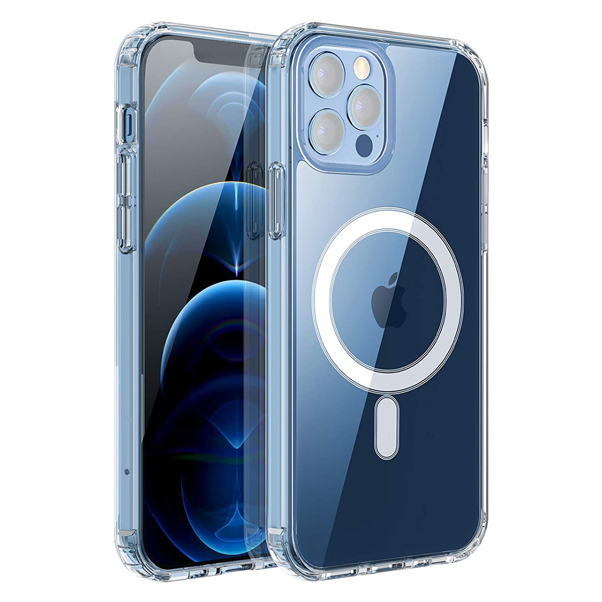For Apple iPhone 12 Pro Max (6.7") Magsafe Magnetic Case Transparent-www.firsthelptech.ie