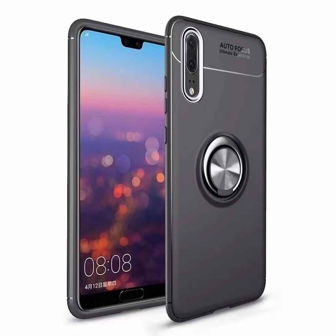 For Xiaomi Redmi 7 Autofocus 360 Shockproof Case With Ring Holder Black-www.firsthelptech.ie