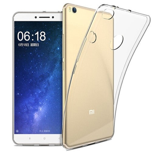 For Xiaomi Max 2 Shockproof Transparent Gel Case-www.firsthelptech.ie