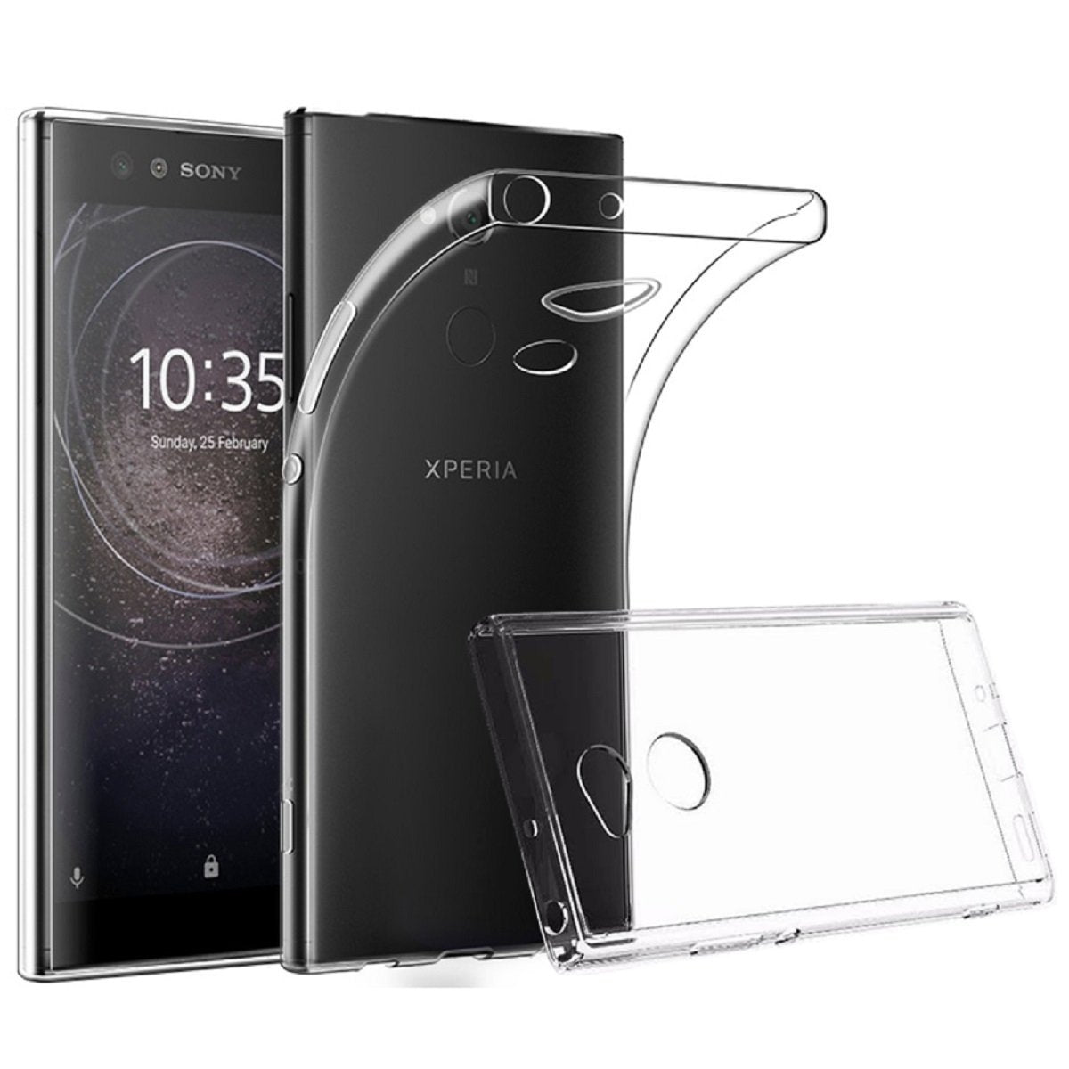 For Sony Xperia L2 Transparent Shockptoof Gel Case-www.firsthelptech.ie