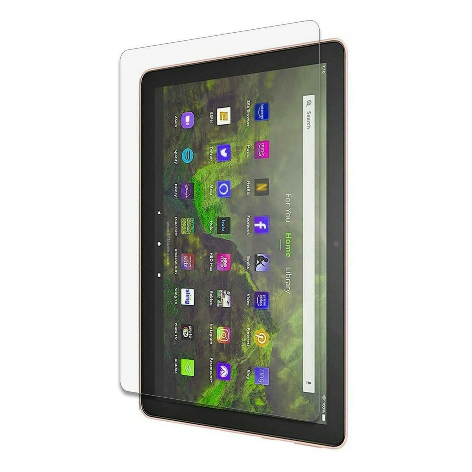 For Amazon Fire HD 10 2021 Tempered Glass Screen Protector-First Help Tech