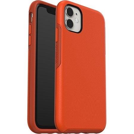 For Apple iPhone 13 Pro (6.1) HeavyDuty Symmetry Design Case Orange-www.firsthelptech.ie