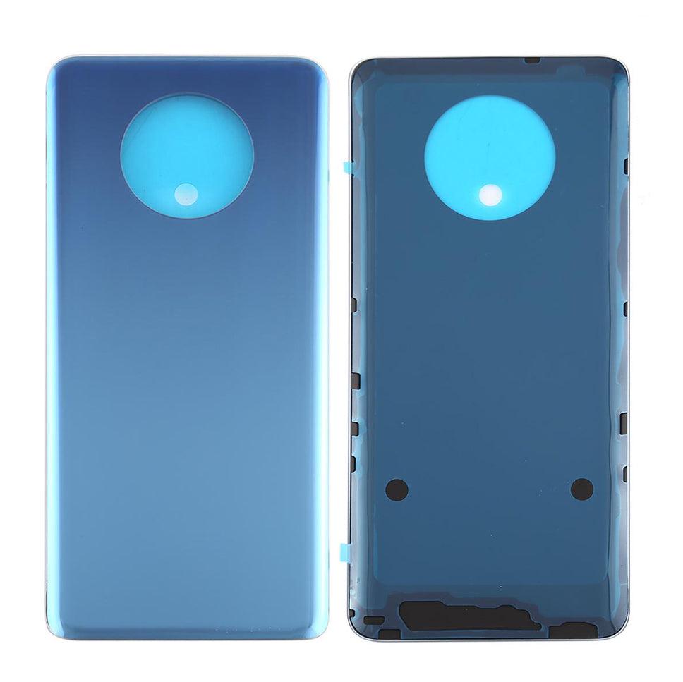 Replacement Rear Glass For OnePlus 7T Battery Cover With Adhesive - Blue-www.firsthelptech.ie