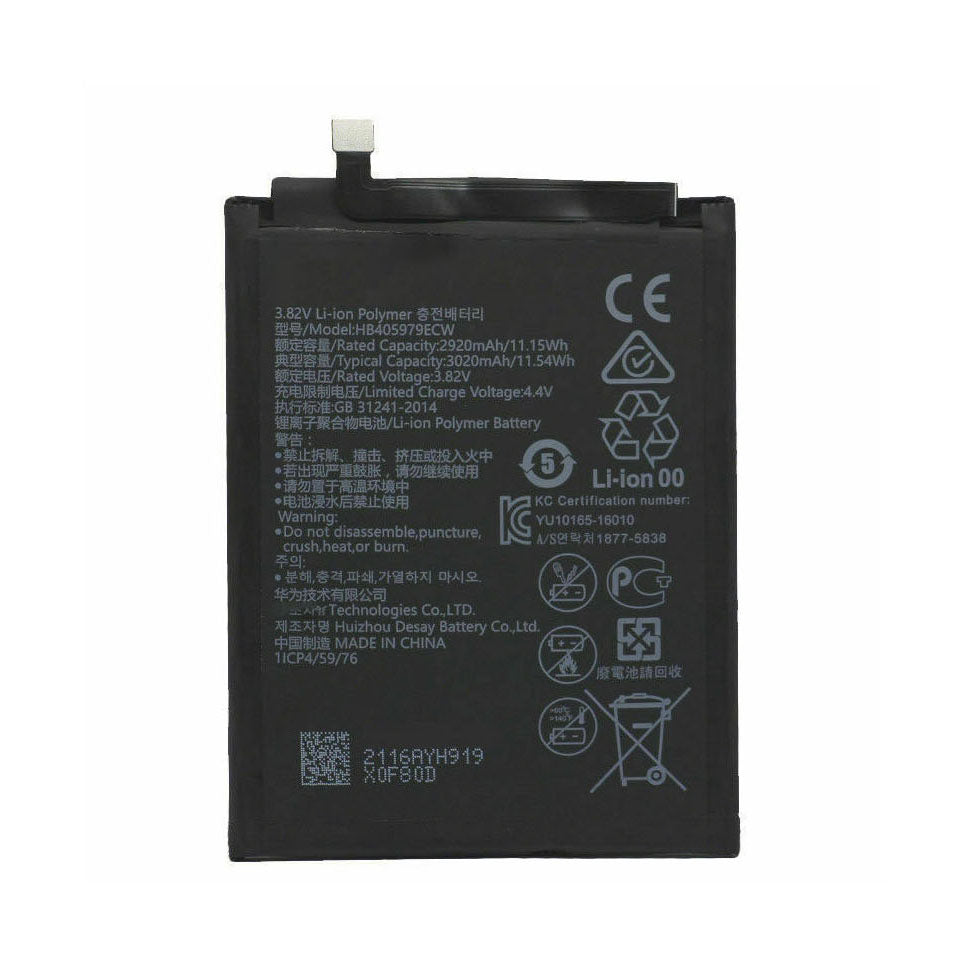 Replacement Battery For Huawei Y6 2019 / Y6 Pro 2019 HB405979ECW